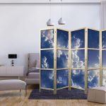 Paravent japonais - Starry Clouds and Delicate Light Over a Corner of the Sky