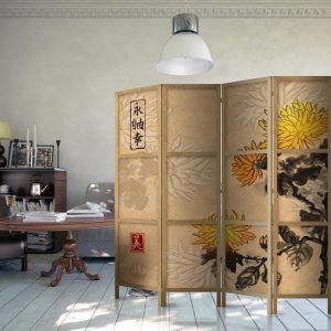 Paravent japonais - Style: Chrysanthemums II