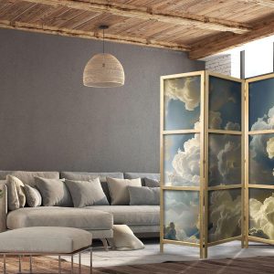 Paravent japonais - Sun and Shadows: A Theatrical Display of Nature High Above the Earth