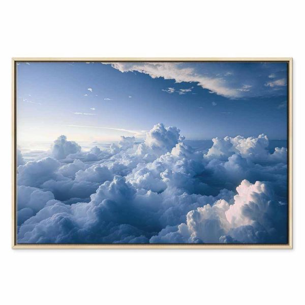 Tableau - Aerial Landscapes: Rays Lighting Up Fluffy Cloud Formations