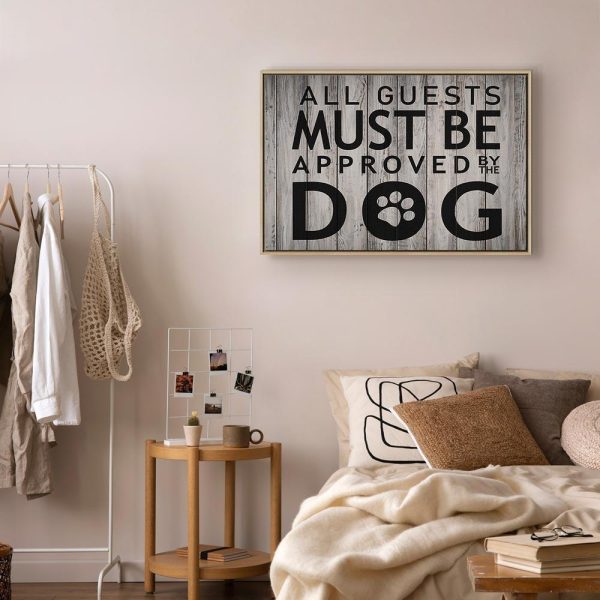 Tableau - All Guests Must Be Approved by the Dog (1 Part) Wide