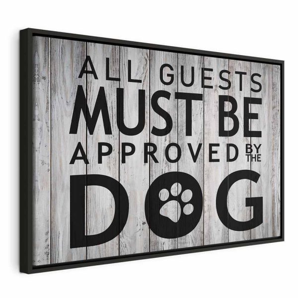 Tableau - All Guests Must Be Approved by the Dog (1 Part) Wide