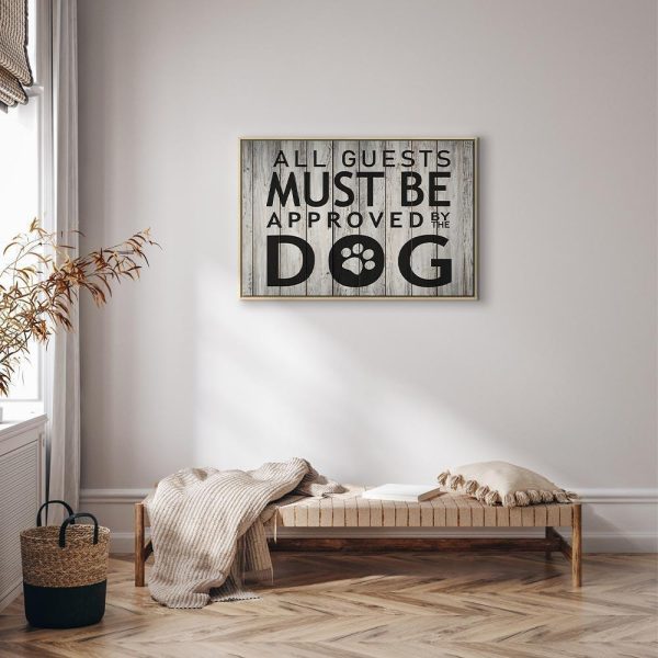 Tableau - All Guests Must Be Approved by the Dog (1 Part) Wide