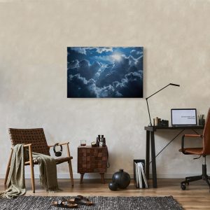 Tableau - Animated Scenery: The Sun Battling with Clouds