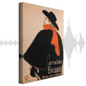 Tableau - Aristide Bruant: Dans son cabaret (1 Part) Vertical