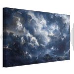 Tableau - Astronomical Wonders: Clouds and Stars in Harmonious Combination