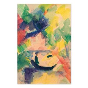 Tableau - August Macke – Couple in the Boat