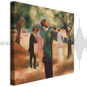 Tableau - August Macke – Lady in Green Jacket