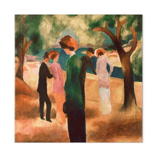Tableau - August Macke – Lady in Green Jacket