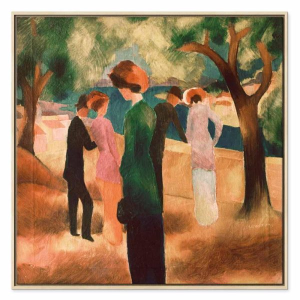 Tableau - August Macke – Lady in Green Jacket