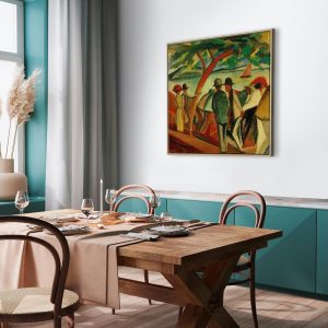 Tableau - August Macke – Spaziergänger am See