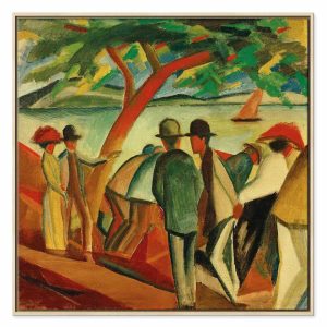 Tableau - August Macke – Spaziergänger am See