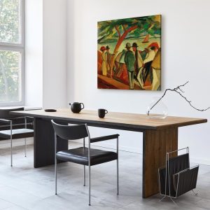 Tableau - August Macke – Spaziergänger am See