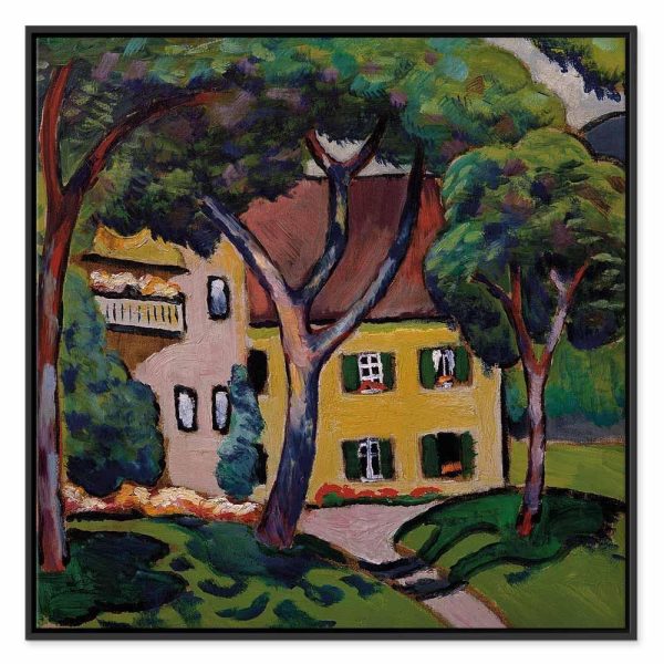 Tableau - August Macke – Staudacherhaus in Tegernsee