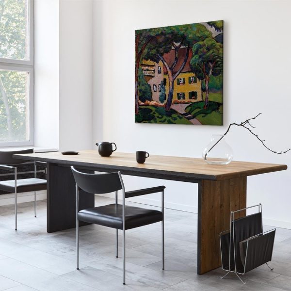 Tableau - August Macke – Staudacherhaus in Tegernsee