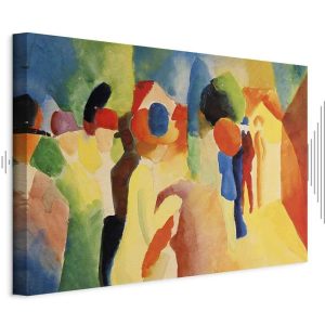 Tableau - August Macke – With a Yellow Jacket