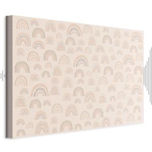 Tableau - August Sky - Various Sizes of Rainbows in Calm Colors