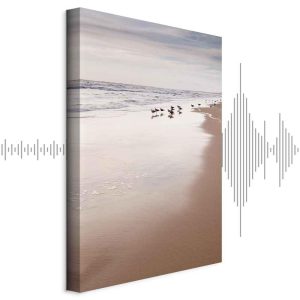 Tableau - Autumn Beach (1 Part) Vertical