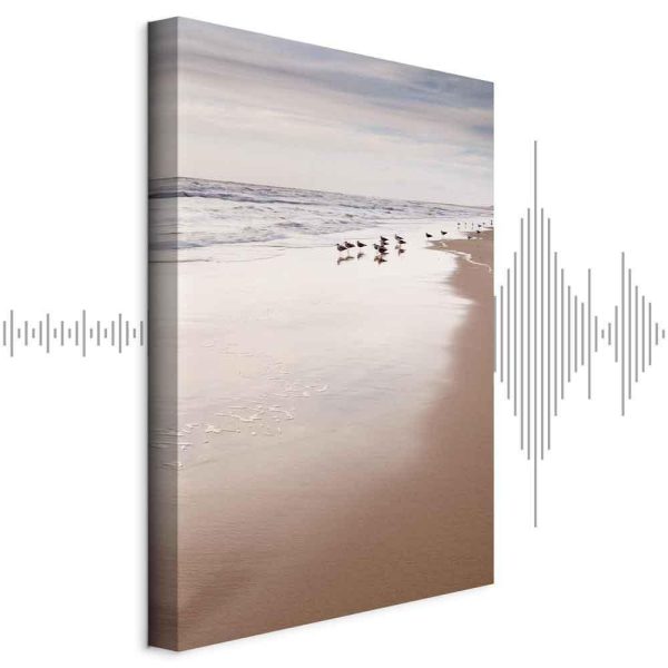 Tableau - Autumn Beach (1 Part) Vertical