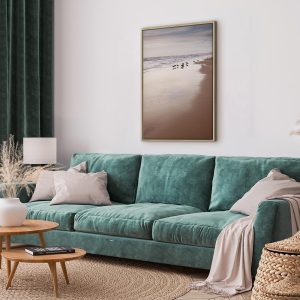 Tableau - Autumn Beach (1 Part) Vertical