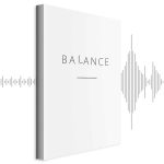 Tableau - Balance of Words (1-part) - Black English Text on White