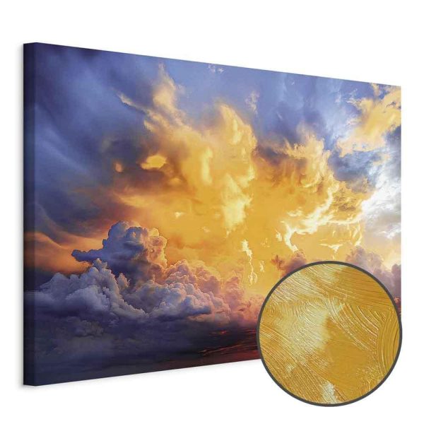 Tableau - Beautiful Sunset - Clouds in Warm Shades