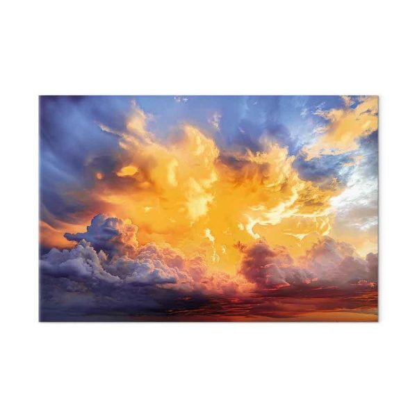 Tableau - Beautiful Sunset - Clouds in Warm Shades