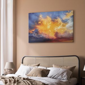 Tableau - Beautiful Sunset - Clouds in Warm Shades