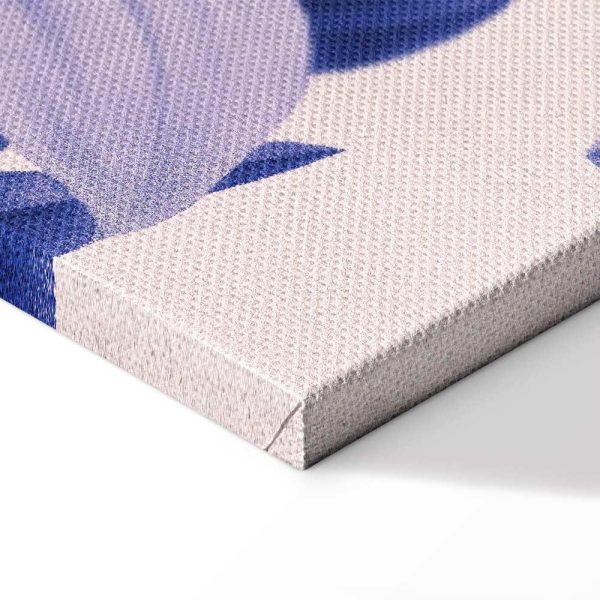 Tableau - Beauty in the Eyes - Inspirational Quote with Pink Bust and Flowers