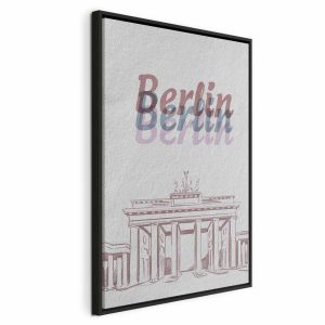 Tableau - Berlin in Watercolours (1 Part) Vertical
