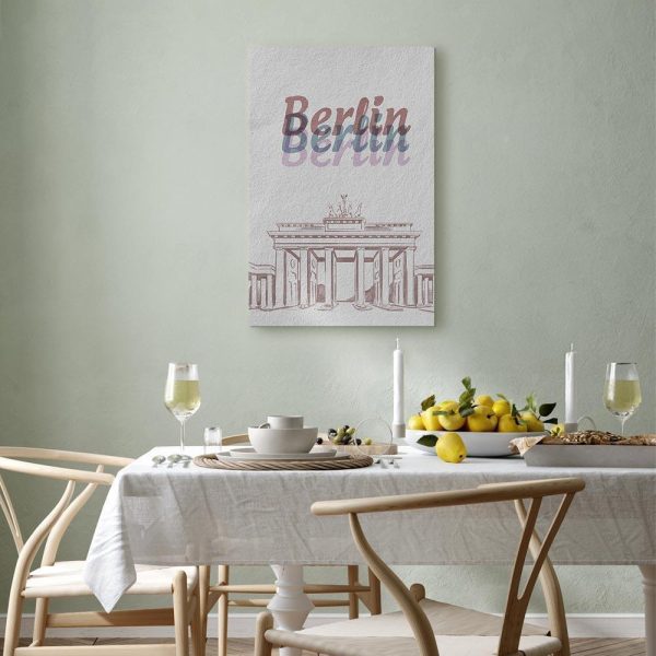 Tableau - Berlin in Watercolours (1 Part) Vertical