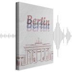 Tableau - Berlin in Watercolours (1 Part) Vertical