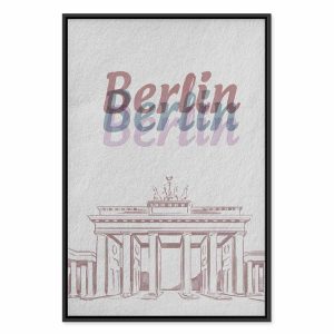 Tableau - Berlin in Watercolours (1 Part) Vertical