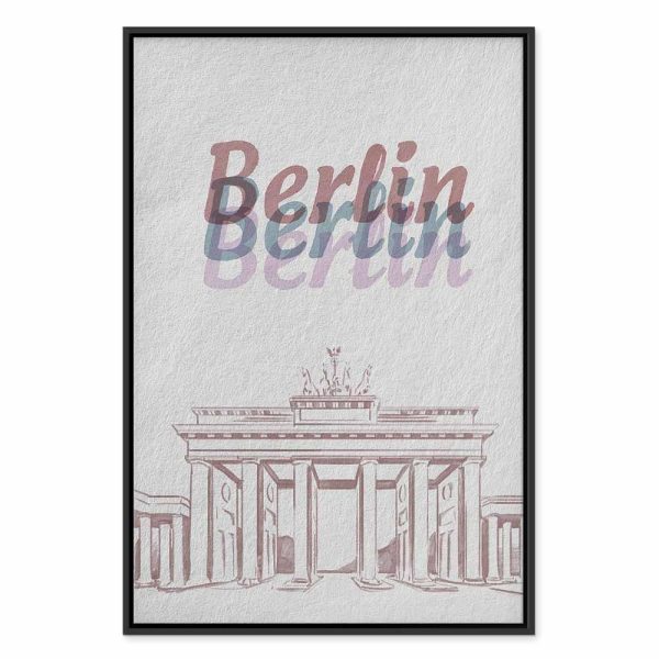 Tableau - Berlin in Watercolours (1 Part) Vertical
