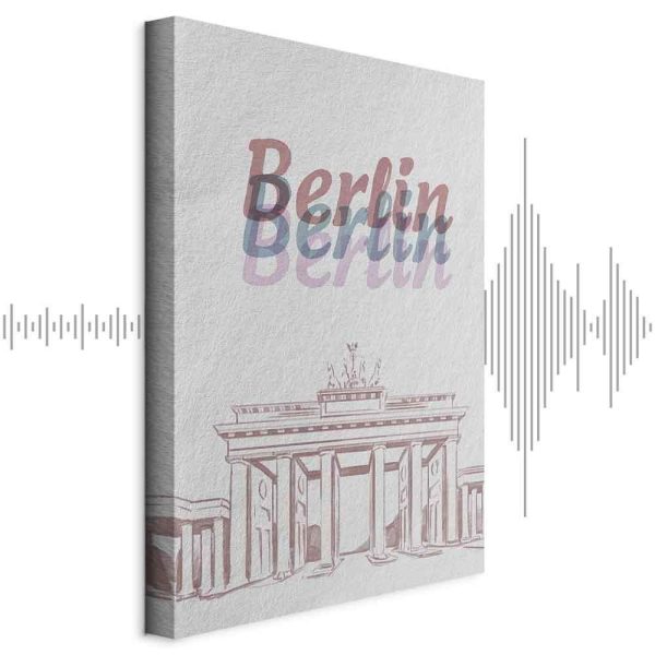 Tableau - Berlin in Watercolours (1 Part) Vertical