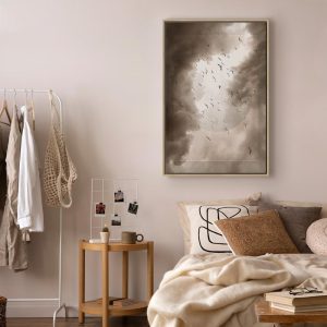 Tableau - Birds in the Clouds (1 Part) Vertical