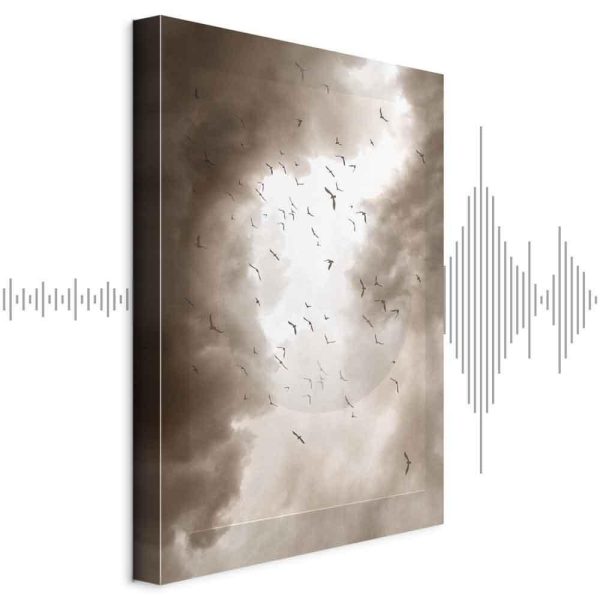 Tableau - Birds in the Clouds (1 Part) Vertical
