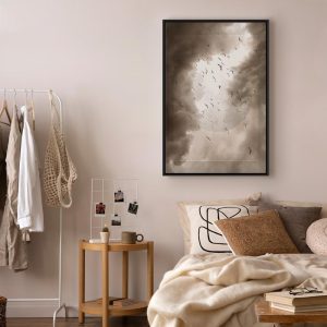 Tableau - Birds in the Clouds (1 Part) Vertical