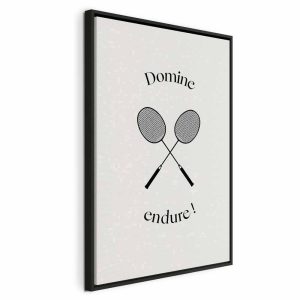 Tableau - Black Badminton Rackets