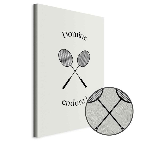 Tableau - Black Badminton Rackets