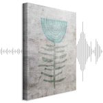 Tableau - Blue Lily (1 Part) Vertical