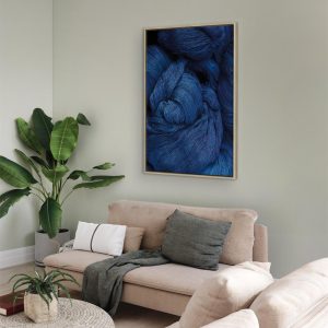 Tableau - Blue Worsted (1 Part) Vertical