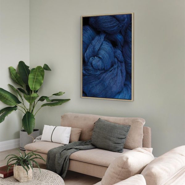 Tableau - Blue Worsted (1 Part) Vertical