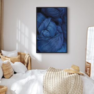 Tableau - Blue Worsted (1 Part) Vertical