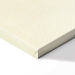 Tableau - Bright Night - Moon Accompanied by Many Stars on a Light Background