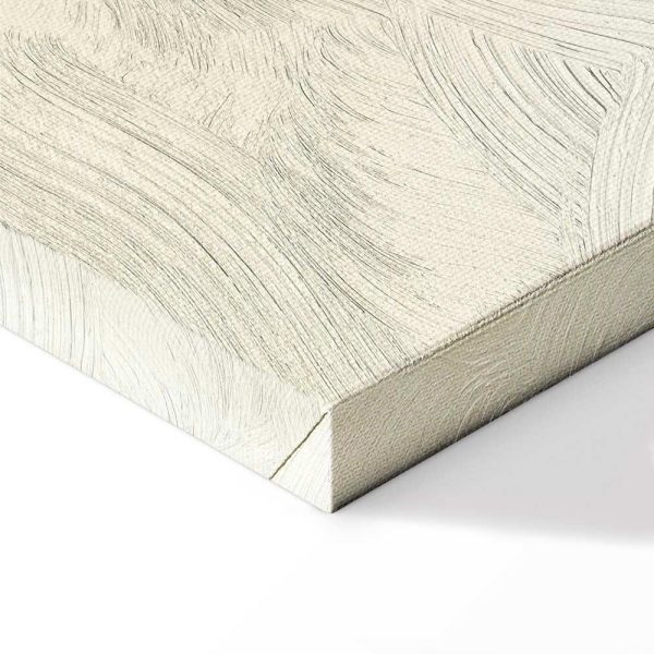 Tableau - Bright Night - Moon Accompanied by Many Stars on a Light Background