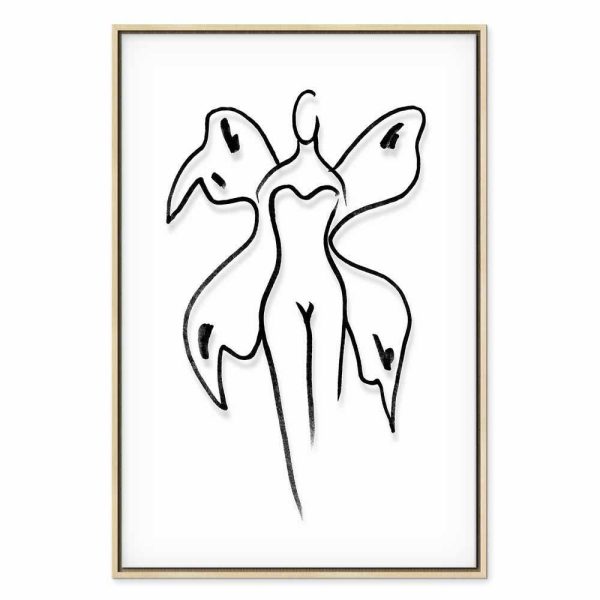Tableau - Butterfly Woman (1 Part) Vertical