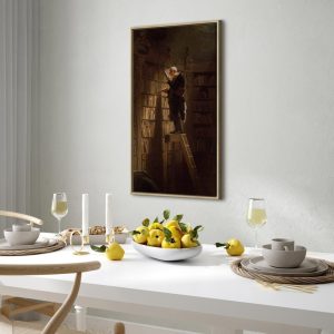 Tableau - Carl Spitzweg – The Bookworm