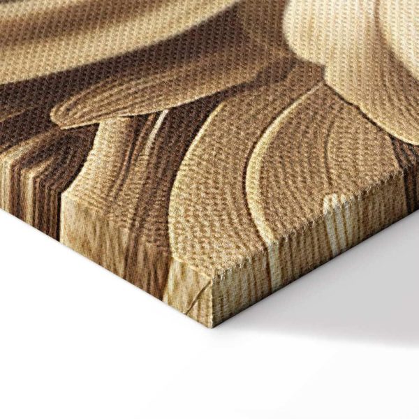 Tableau - Carved Baroque Ornaments Rich Composition in Sepia Colors