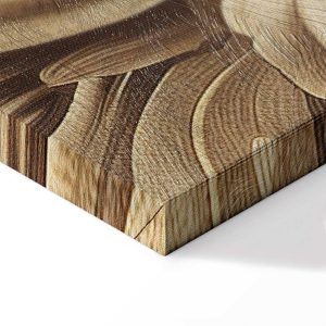 Tableau - Carved Baroque Ornaments Rich Composition in Sepia Colors